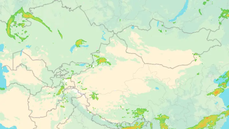Srážky weather map