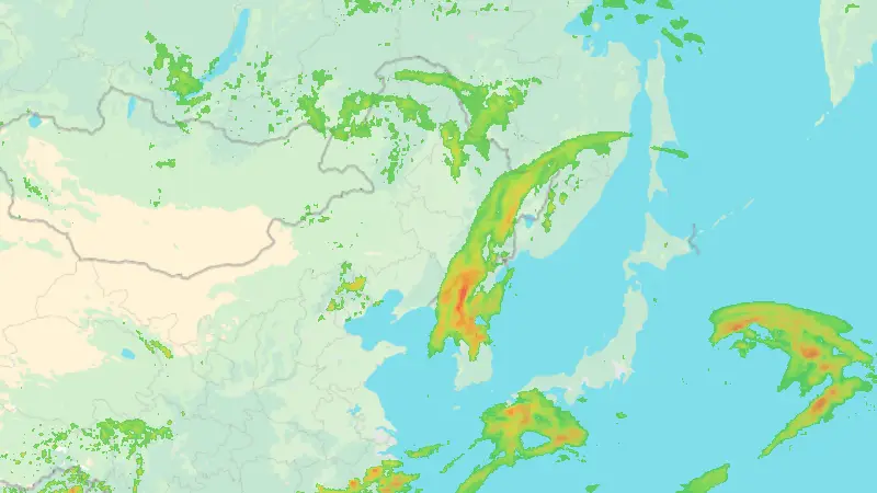 Precipitazioni weather map