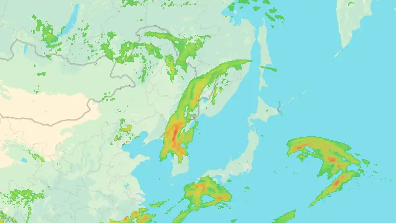 Precipitazioni weather map