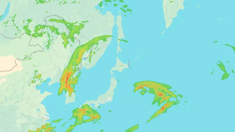 Precipitazioni weather map
