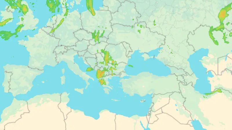 Валежи weather map