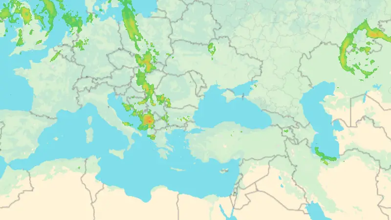Валежи weather map