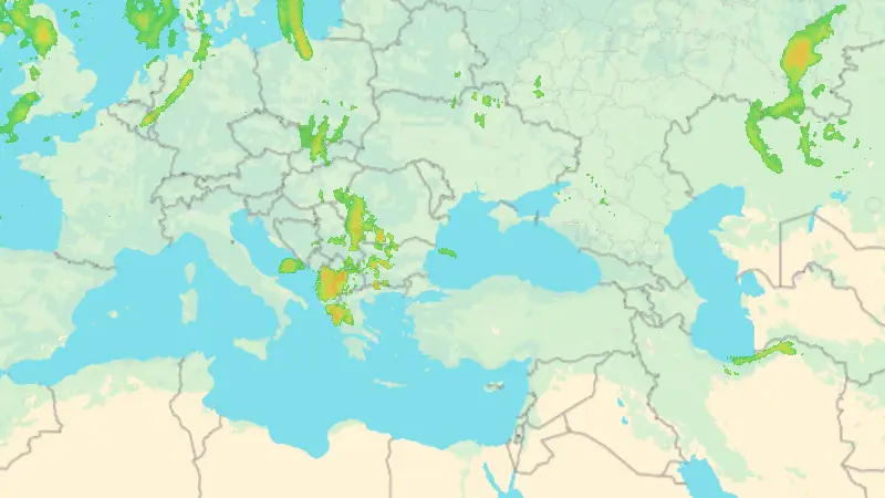 Валежи weather map