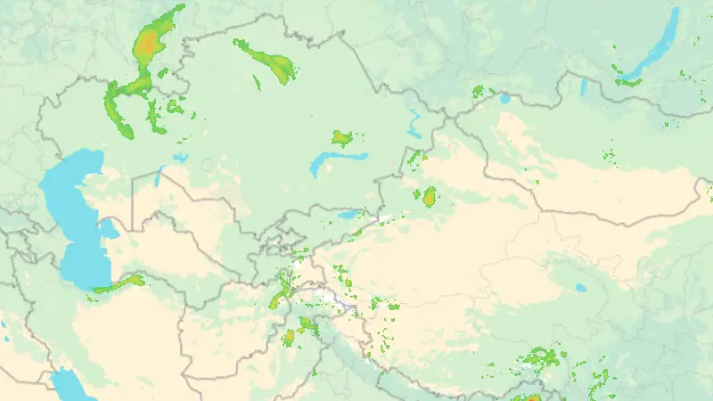 Srážky weather map