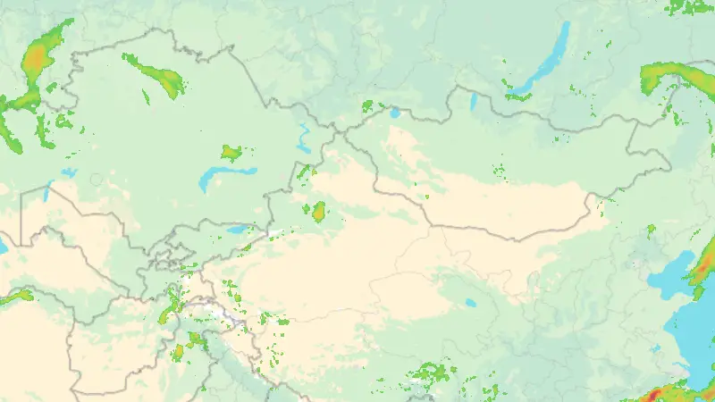 Srážky weather map