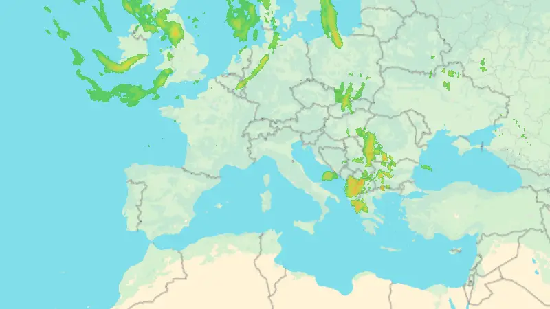 Yağış weather map