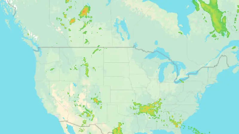 Oborine weather map