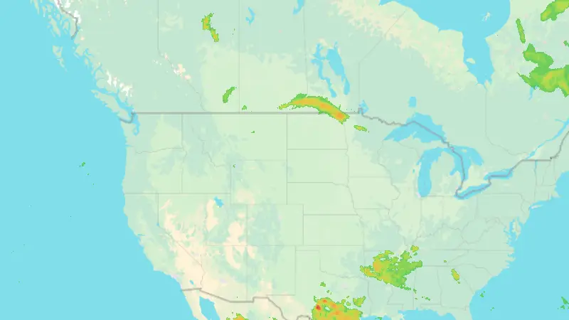 Neerslag weather map