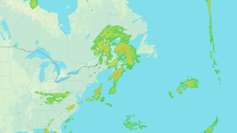 Падавине weather map