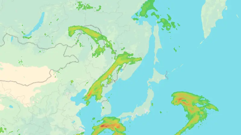 Precipitazioni weather map