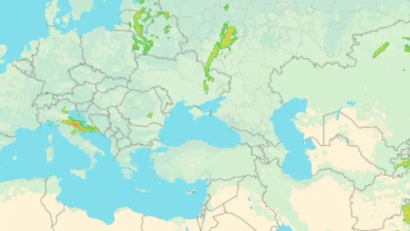 Опади weather map