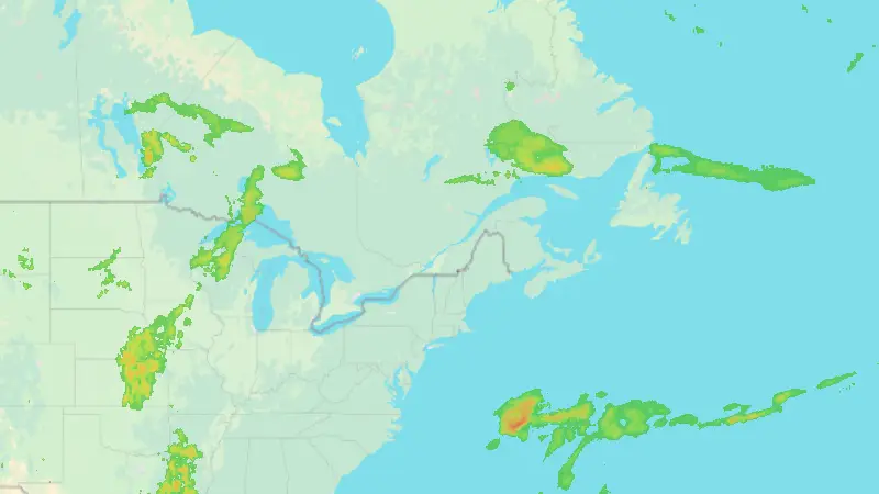 Precipitazioni weather map