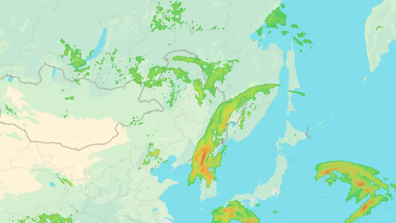 Precipitazioni weather map