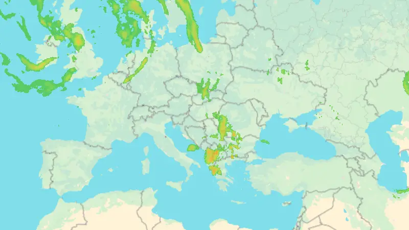 Csapadék weather map