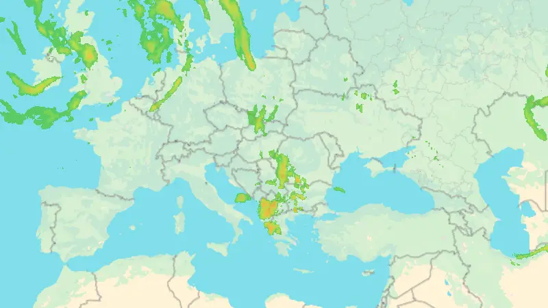Csapadék weather map