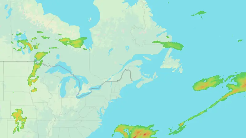Precipitații weather map