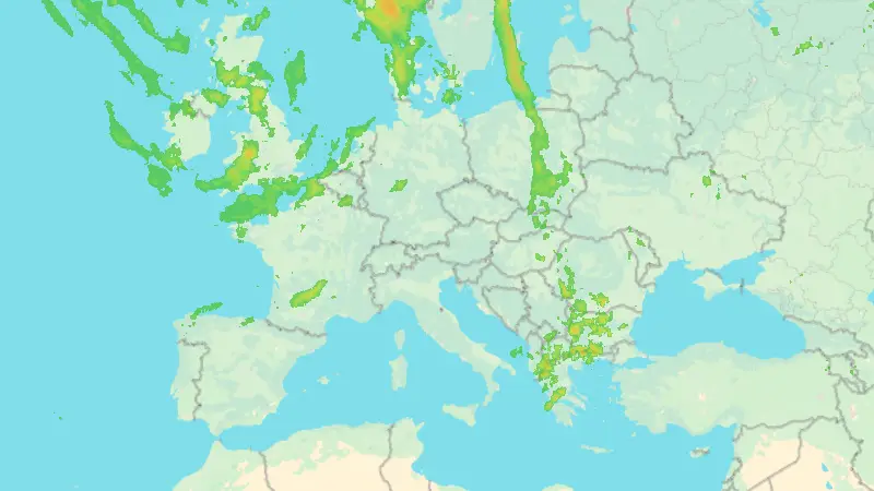 Niederschlag weather map