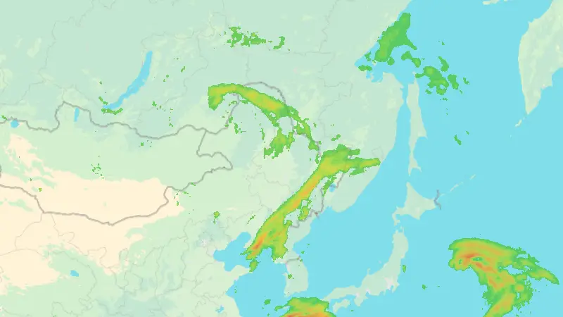 降水量 weather map