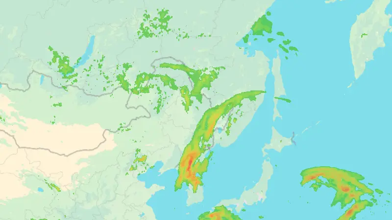 Precipitazioni weather map