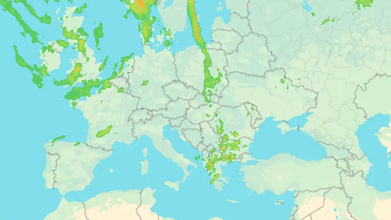 Csapadék weather map