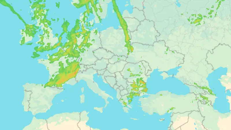 Csapadék weather map