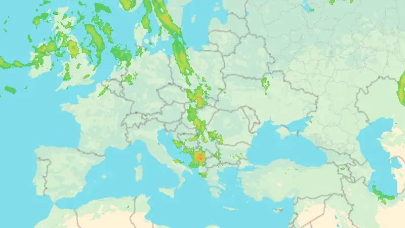 Ulan weather map