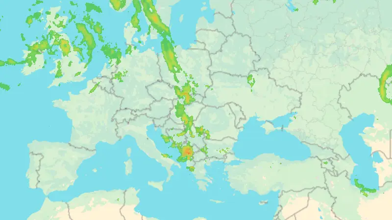 Csapadék weather map