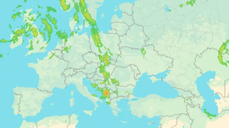 Csapadék weather map
