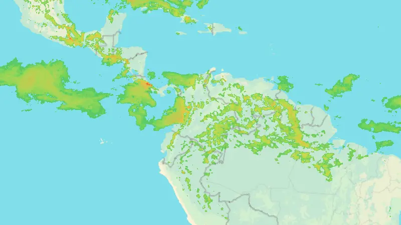 Niederschlag weather map