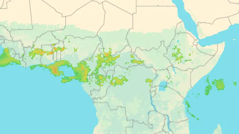 Precipitazioni weather map