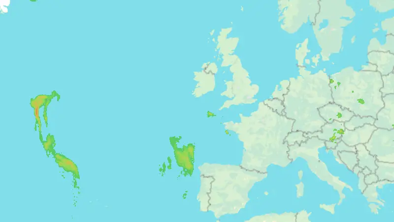 Опади weather map