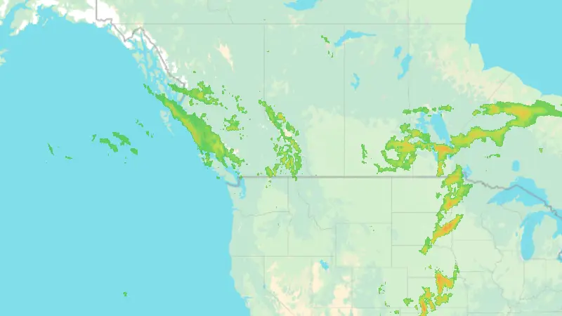 Niederschlag weather map
