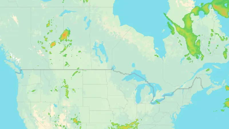 Oborine weather map