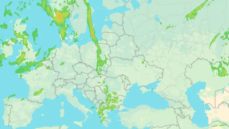Precipitazioni weather map