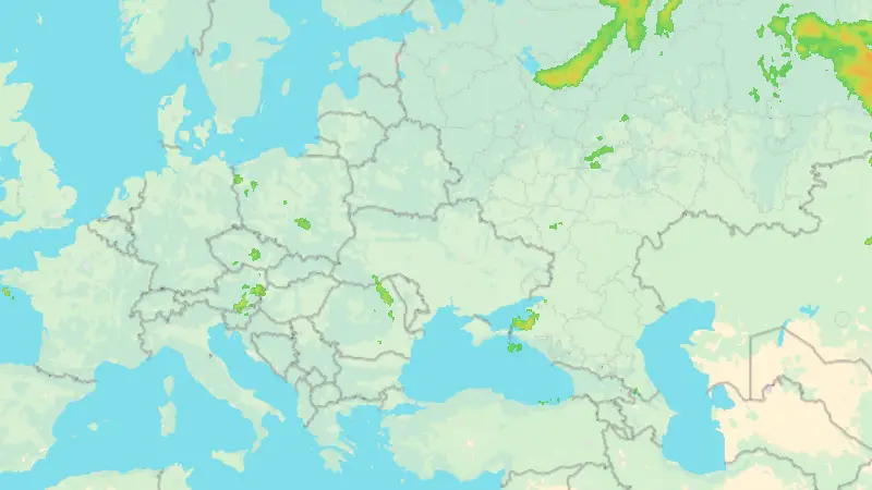Neerslag weather map