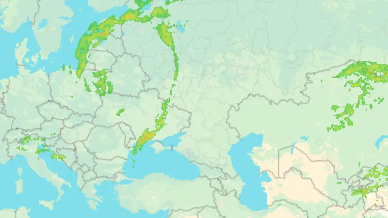 Опади weather map