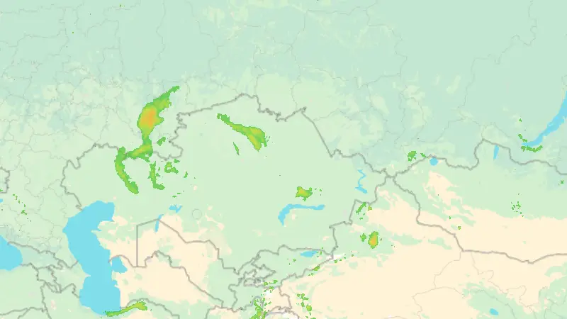 Opady weather map