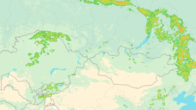 강수량 weather map