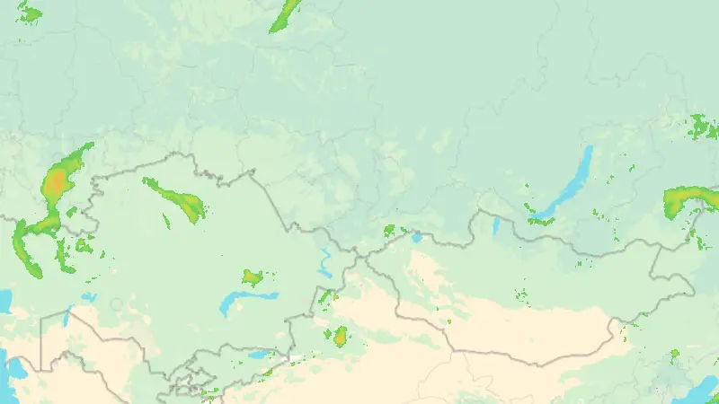 Precipitation weather map