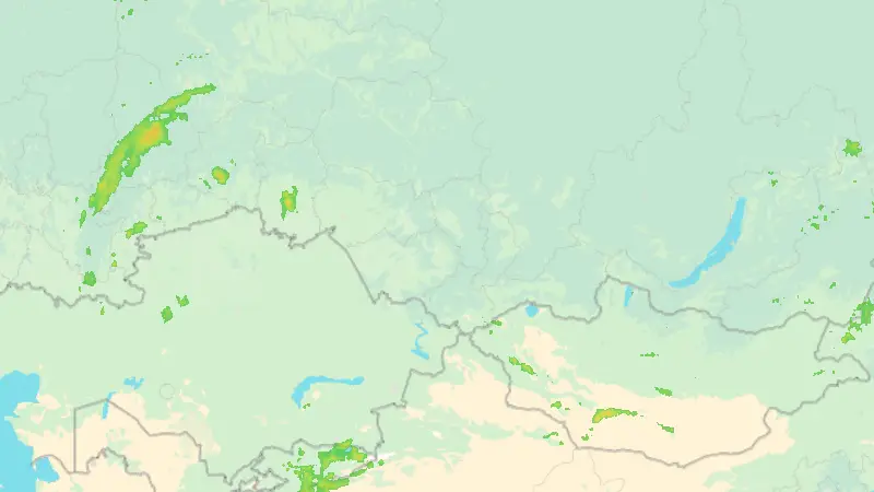 Srážky weather map