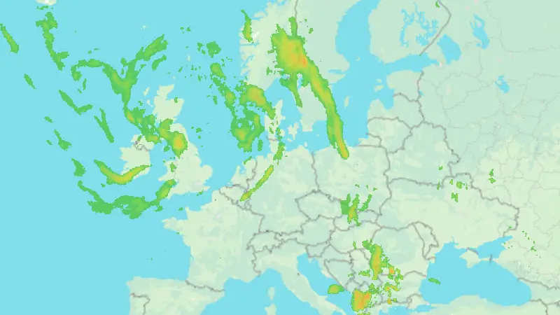 Precipitazioni weather map