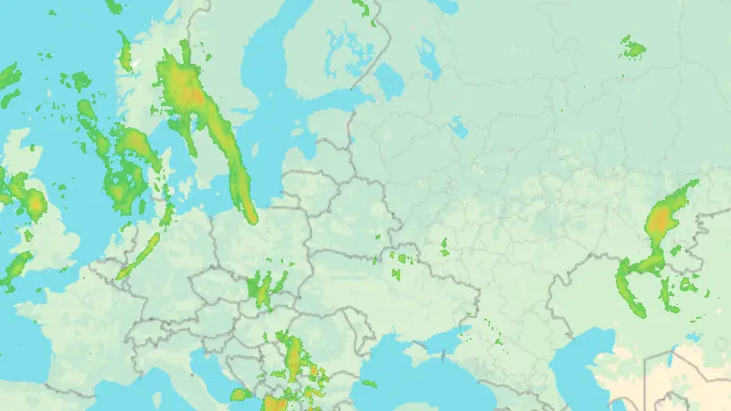 Precipitazioni weather map