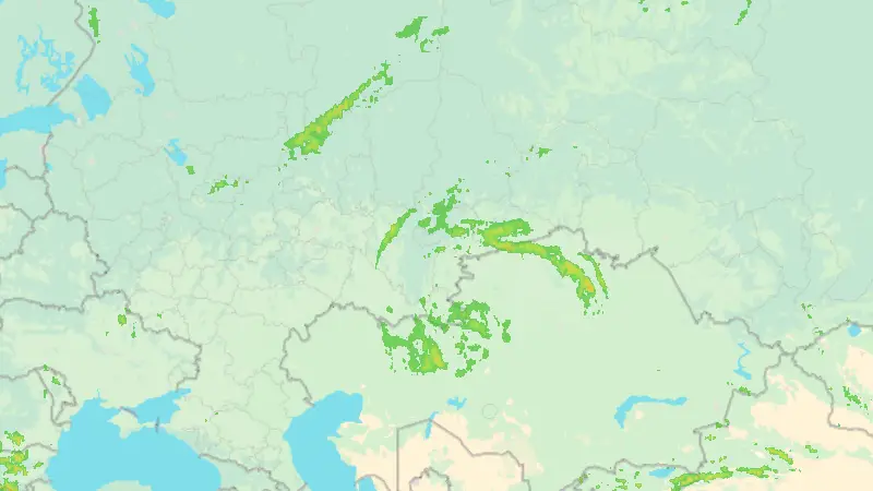 Precipitation weather map