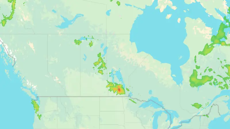 Niederschlag weather map