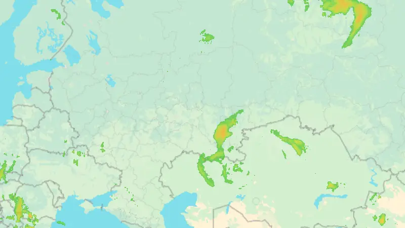 Precipitation weather map