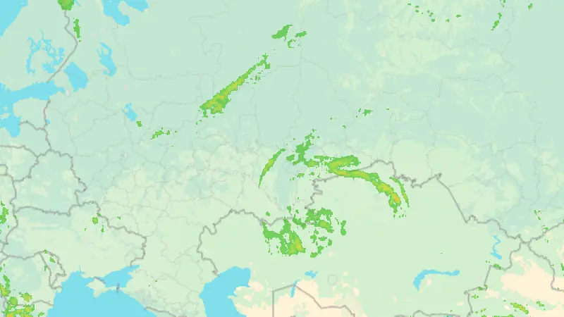 Precipitation weather map