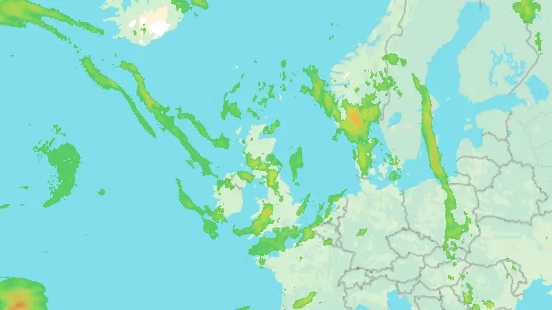 Precipitazioni weather map
