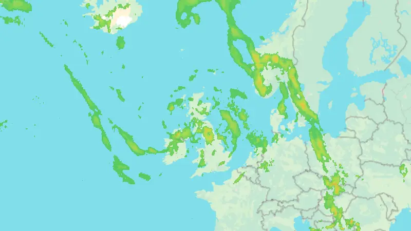 Precipitazioni weather map
