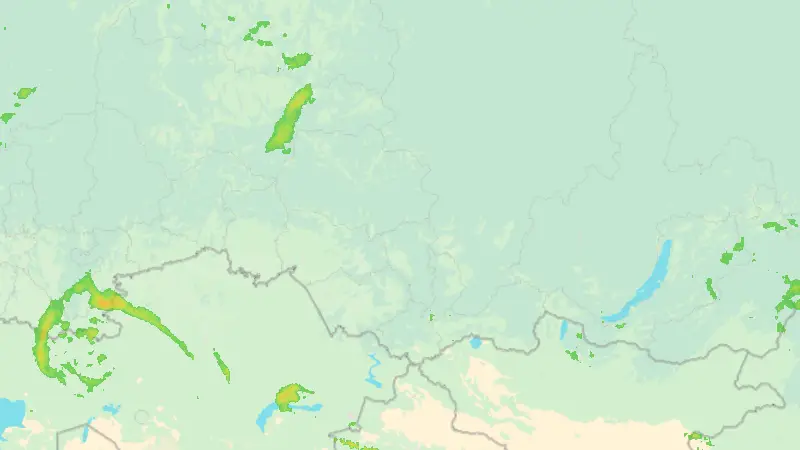 Precipitation weather map