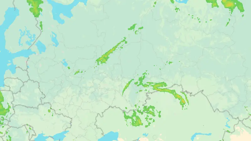 Opady weather map